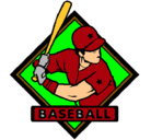 Dibujo Logo de béisbol pintado por isaacviera