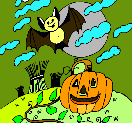 Paisaje de Halloween