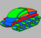 Dibujo Nave tanque pintado por ufydg