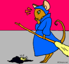 Dibujo La ratita presumida 2 pintado por MARIAG