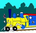 Dibujo Locomotora pintado por jaime