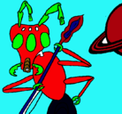 Dibujo Hormiga alienigena pintado por sergio