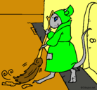 Dibujo La ratita presumida 1 pintado por genesis