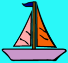 Dibujo Barco velero pintado por Jorge