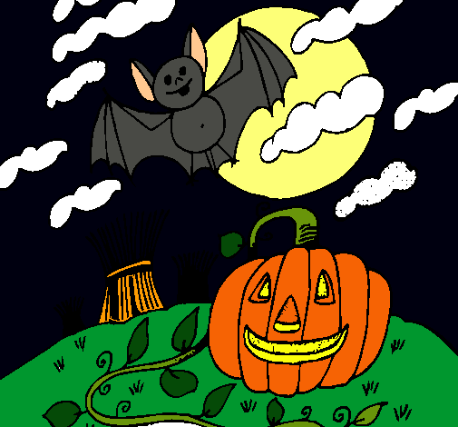 Paisaje de Halloween