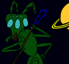 Dibujo Hormiga alienigena pintado por xisco