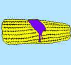 Dibujo Mazorca de maíz pintado por ANALINA