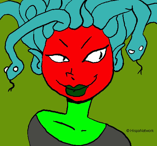 Mujer medusa