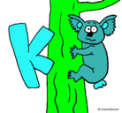 Dibujo Koala pintado por ale