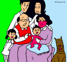 Dibujo Familia pintado por albaj