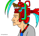 Dibujo Jefe de la tribu pintado por abigail