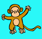 Dibujo Mono pintado por juanjo