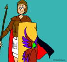 Dibujo Soldado romano II pintado por LUISA