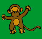 Dibujo Mono pintado por Changuito