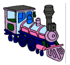 Dibujo Tren pintado por gabrielito
