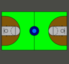 Dibujo Cancha pintado por fede