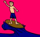 Dibujo Surfista pintado por julkanis