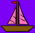 Dibujo Barco velero pintado por EDUARDO