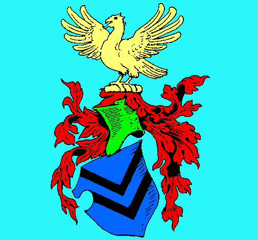 Escudo de armas y aguila 