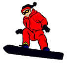 Dibujo Snowboard pintado por joseantonio