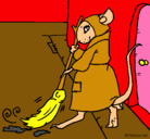 Dibujo La ratita presumida 1 pintado por gema