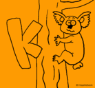Dibujo Koala pintado por Paulina