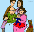 Dibujo Familia pintado por julianarm