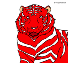 Dibujo Tigre pintado por arnaldo