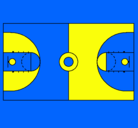 Dibujo Cancha pintado por lucas