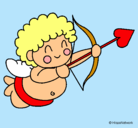 Dibujo Cupido pintado por ISRAEL