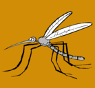 Dibujo Mosquito pintado por erick