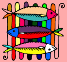 Dibujo Pescado a la brasa pintado por nayelizacatecas