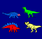 Dibujo Dinosaurios de tierra pintado por Cricri2