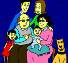 Dibujo Familia pintado por katalina