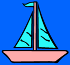Dibujo Barco velero pintado por michelle