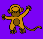 Dibujo Mono pintado por kaydence