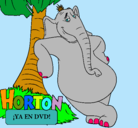 Dibujo Horton pintado por primasparasiempre