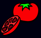 Dibujo Tomate pintado por YOPP