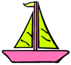 Dibujo Barco velero pintado por .LUZVALENTINA