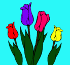 Dibujo Tulipanes pintado por lyymt655piytrewlyrssmnhlh