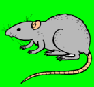 Dibujo Rata subterráena pintado por samntanta