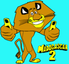 Dibujo Madagascar 2 Alex pintado por rafaelmanuel