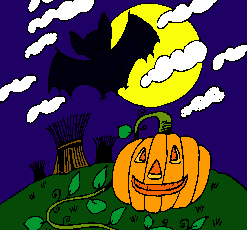 Paisaje de Halloween