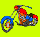 Dibujo Moto pintado por SERGIOLOPEZ2