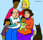 Dibujo Familia pintado por Yaizis