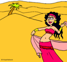 Dibujo Sahara pintado por Nanana