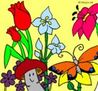 Dibujo Fauna y flora pintado por luli