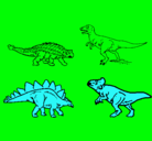 Dibujo Dinosaurios de tierra pintado por Eduardo