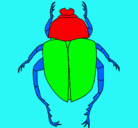 Dibujo Escarabajo pintado por sergio