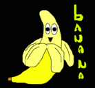 Dibujo Banana pintado por maiadf